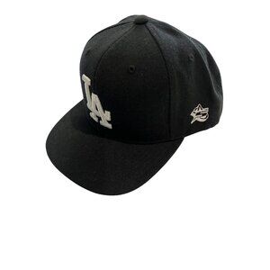 Strawberry LA Dodgers Hat in Black